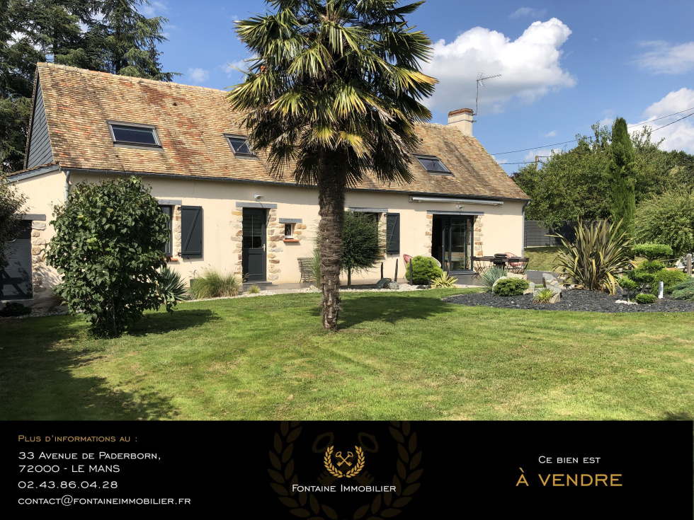 Vente Maison 158m² 6 Pièces à Sargé-lès-le-Mans (72190) - Fontaine Immobilier