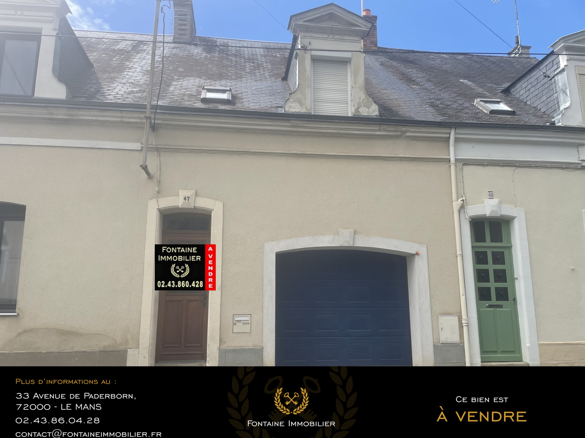 Maison à vendre à Le mans, 79,82 m², 4 pièces – photo 1 sur 11