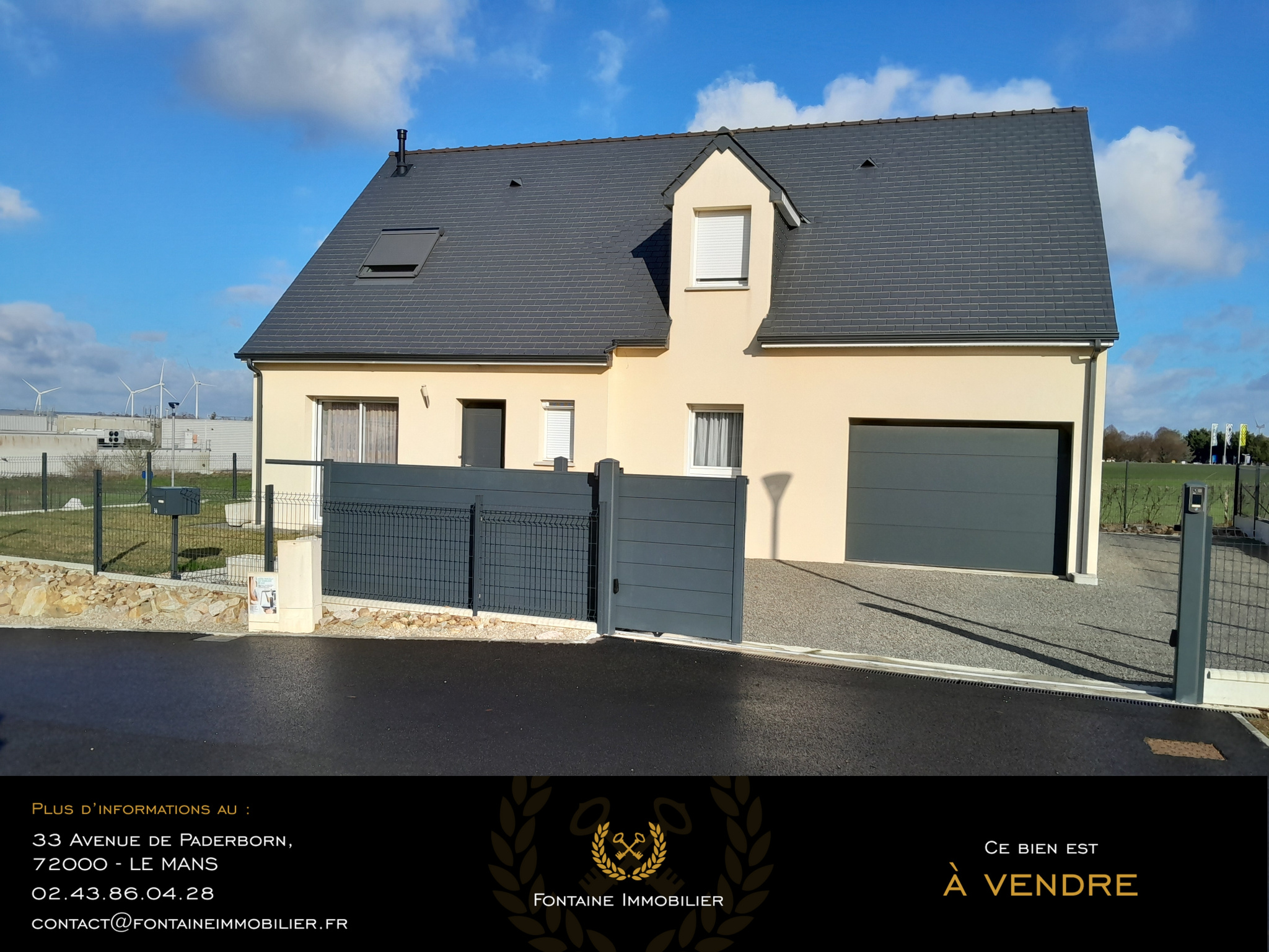 Maison à vendre à Conlie, 110 m², 5 pièces – photo 1 sur 12