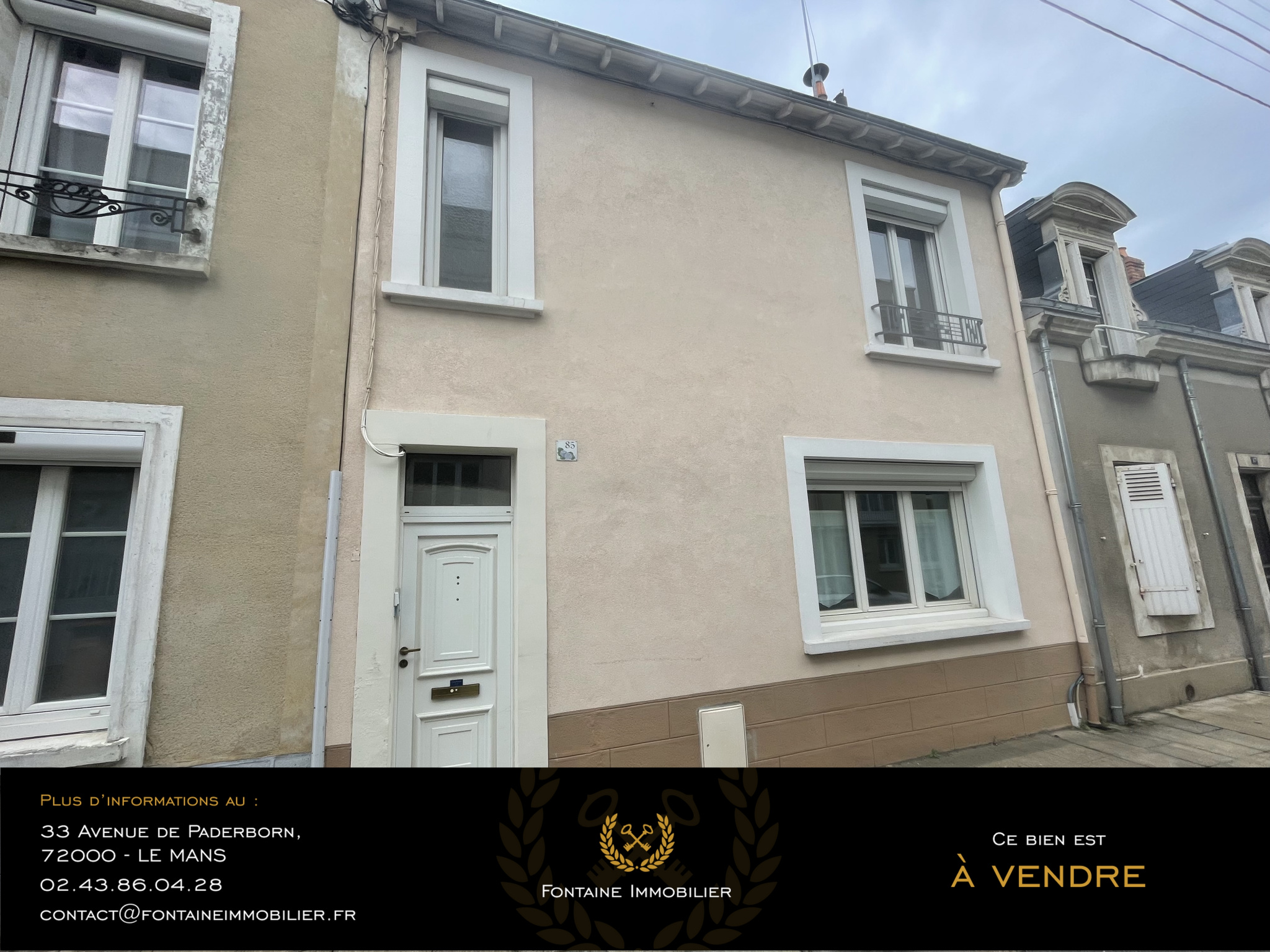 MANCELLE AVEC CHAMBRE DE PLAIN PIED SECTEUR CHANZY/MARIETTE