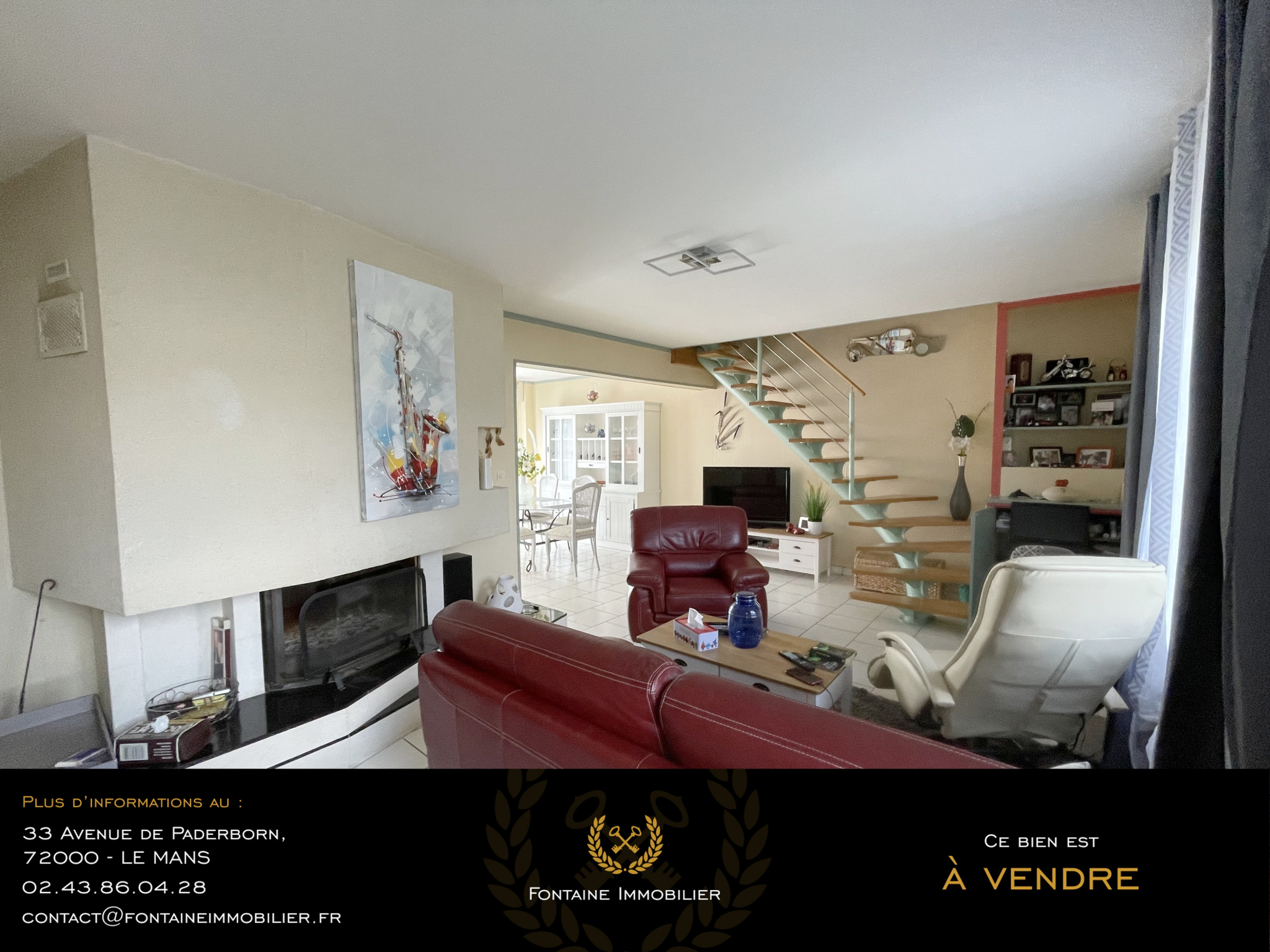 À Savigné-L'Évêque (72), Maison en vente avec 3 chambres